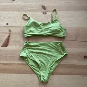 Everlane matching swim top and bottom